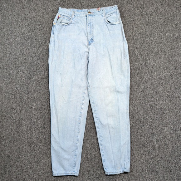 Gitano Vintage 90s Mom Jeans 14 Light Wash Cotton High Waisted Tapered Denim — photo 2